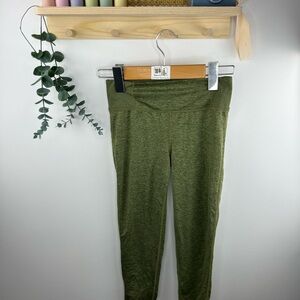 Nike Yoga Dri-fit Olive Green Kids Leggings